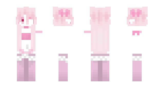 Minecraft skin Pinkcu