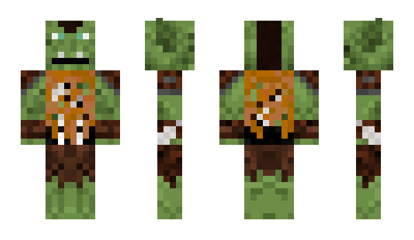 Minecraft скин по нику RedOrc