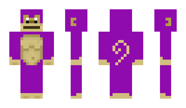 Minecraft skin PurpleMonkey