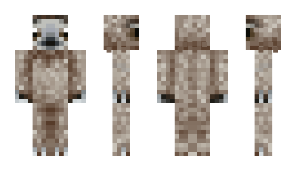 Minecraft skin slothbpls