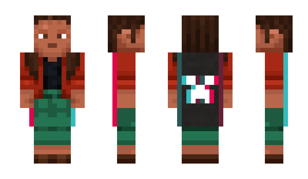 Minecraft skin Interfaz