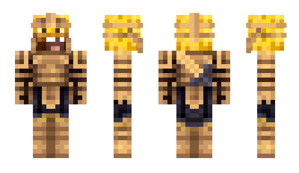 Minecraft skin GoldForge