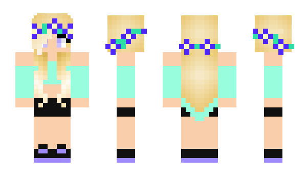 Minecraft skin MeryMel