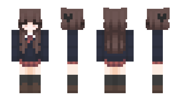 Minecraft скін по ніку Hihibi