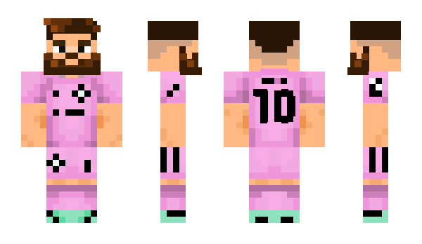 Minecraft skin maurimessi