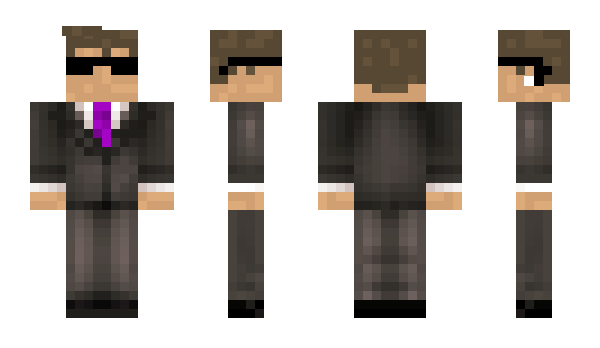 Minecraft skin El_Moustache