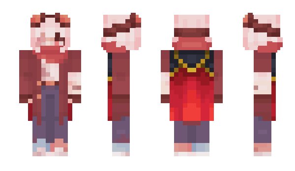 Minecraft скин по нику RezeScarlet
