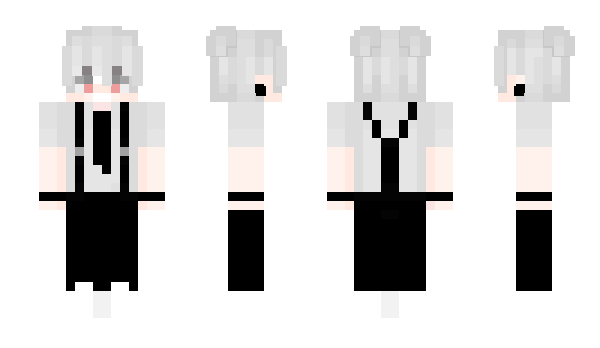 Minecraft skin Albino