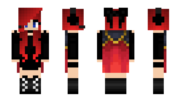 Minecraft skin Badggirl2