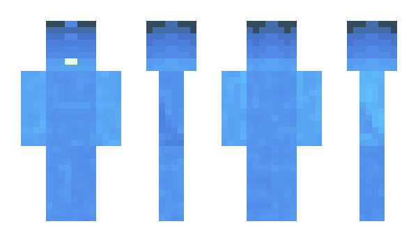 Minecraft skin partlyblue