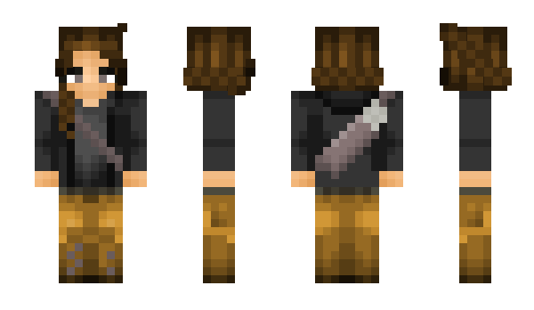 Minecraft skin MOCKlNGJAY