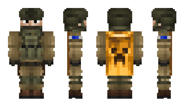 Minecraft скін по ніку IDF__