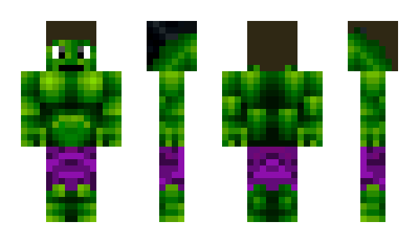 Minecraft skin Hulk03