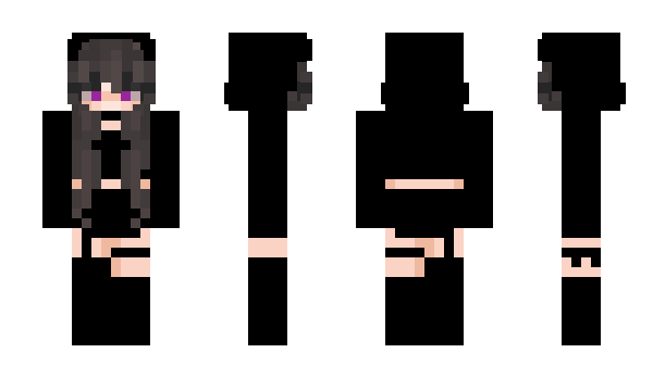 Minecraft skin ScarlettPunk