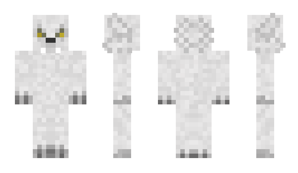 Minecraft skin WhiteWoolf