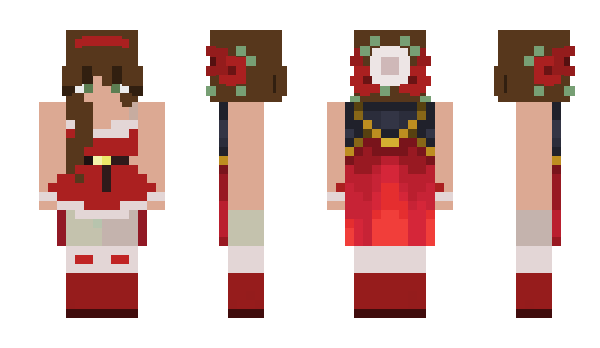 Minecraft skin Azulaa