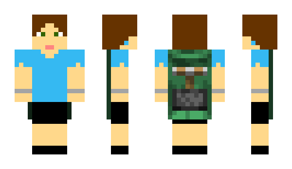 Minecraft skin QBCrafter