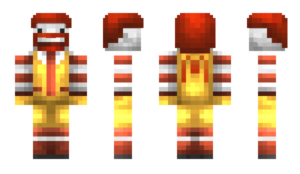 Minecraft skin hugo_the_clown