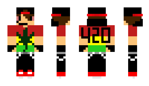 Minecraft skin raketkasobased