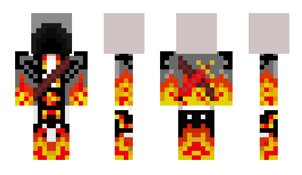 Minecraft skin flamingfury56