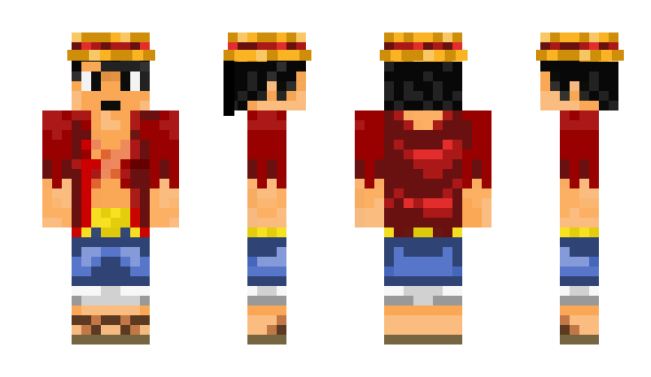 Minecraft skin MrLuffy