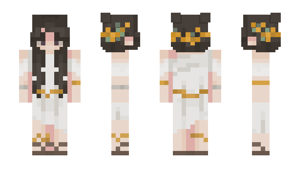 Minecraft skin Athena