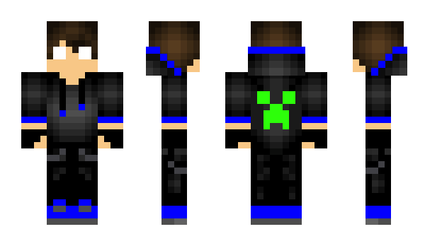 Minecraft skin MR_Blue