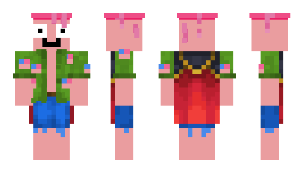 Minecraft скин по нику JesterBadger