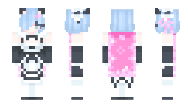 Minecraft скин по нику Dear_Rem