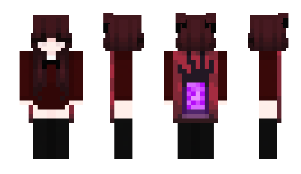 Minecraft skin AutoCrystalPlus