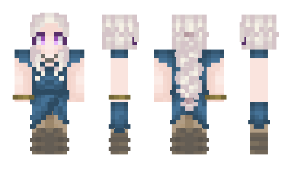 Minecraft skin Valeryya