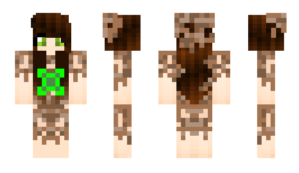 Minecraft skin Zebraczka