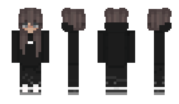 Minecraft skin LunaClient