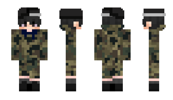 Minecraft skin Militare1