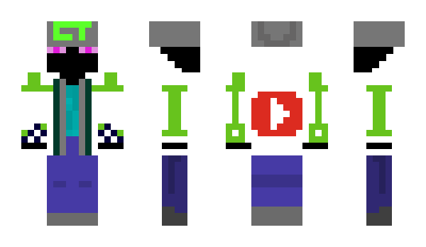 Minecraft skin CyanKing