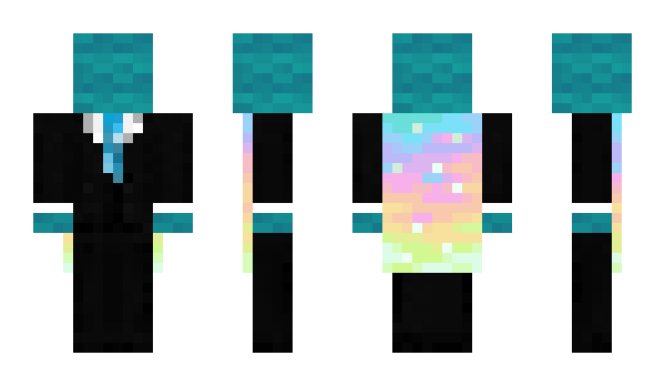 Minecraft skin BlueWoolGuy