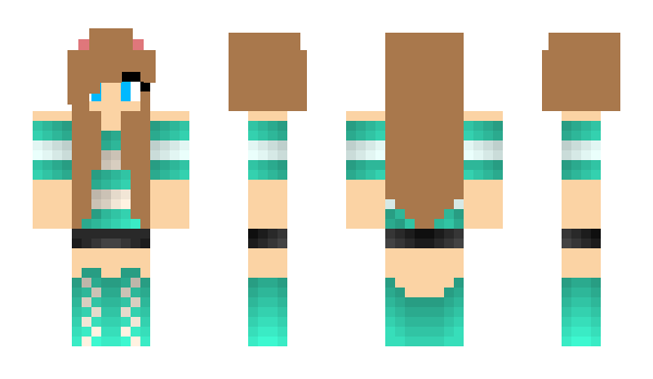 Minecraft skin CleopatraBABE