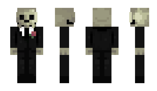 Minecraft skin Skullinsuit