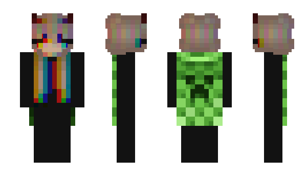 Minecraft skin Robotverde