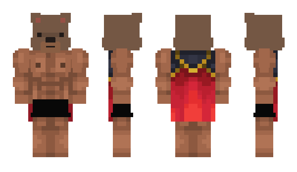 Minecraft skin TeBears