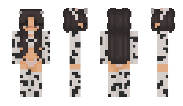 Minecraft skin krowcia1218