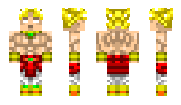 Minecraft skin Broly