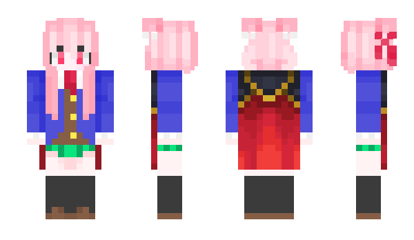 Minecraft skin akamarinrose1989