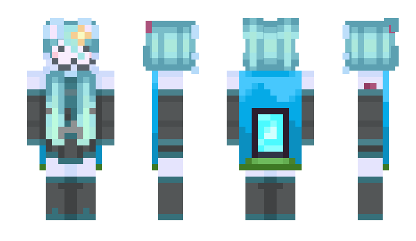 Minecraft skin pawsomezir