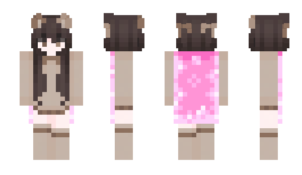 Minecraft skin irlchibigf