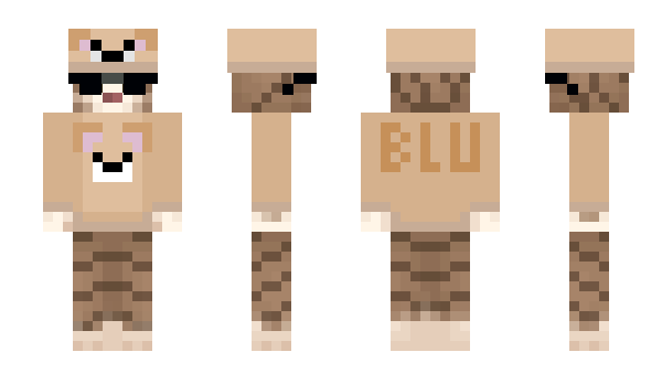 Minecraft скін по ніку blu311100