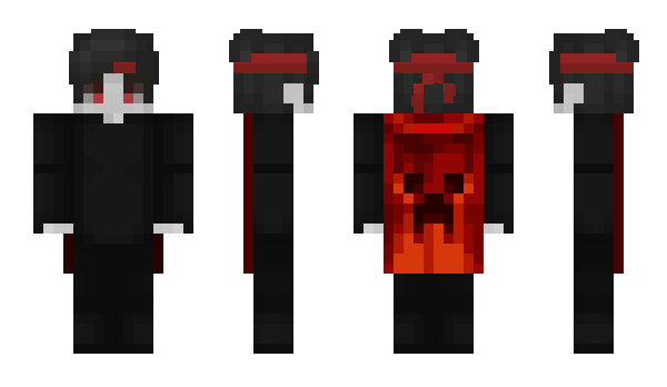 Minecraft skin Biali