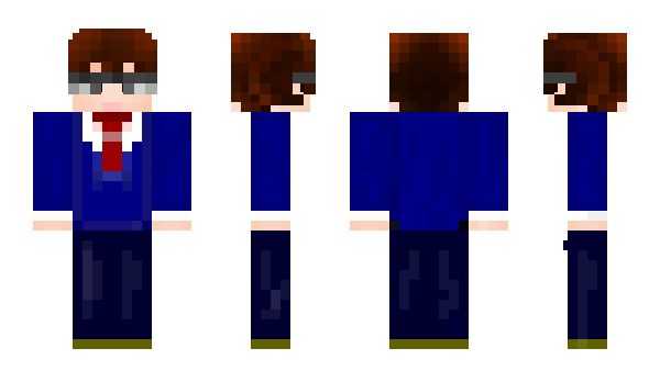 Minecraft skin Blue_T
