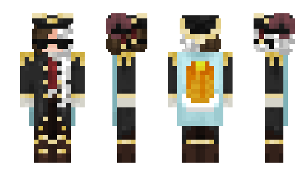 Minecraft skin CaptainPuffyy