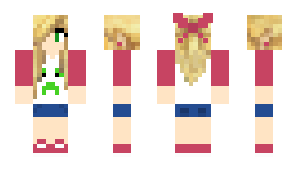 Minecraft skin Melanci